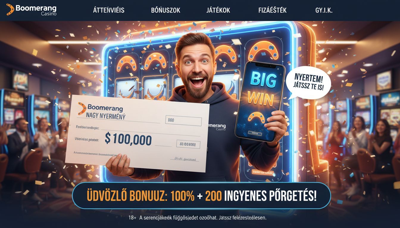 Boomerang Casino mobil app